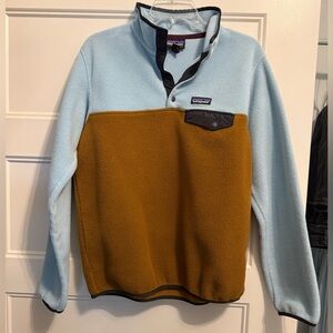 Patagonia Synchilla Light Blue Fleece Pullover